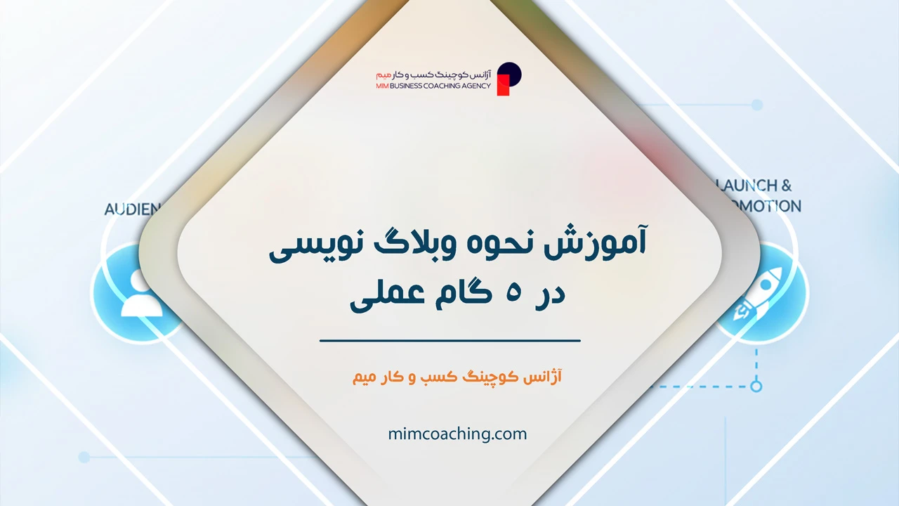 وبلاگ نویسی چیست؟ تعریف + راز تبدیل محتوای ساده به اهرمی قدرتمند برای موفقیت کسبوکار 2 آموزش نحوه وبلاگ نویسی در 5 گام عملی - وبلاگ نویسی چیست